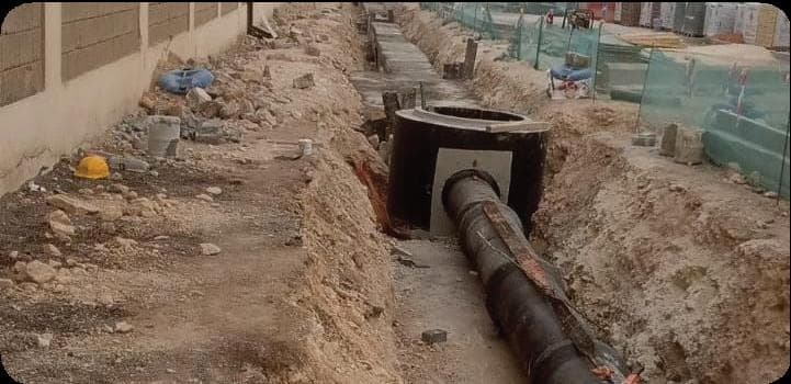Sewerage Network — Al Ranona — site photo 1
